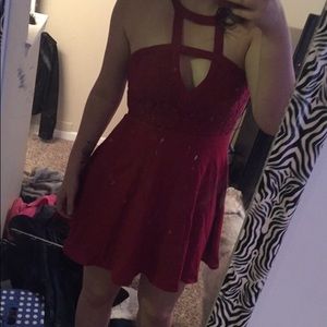 Red dress